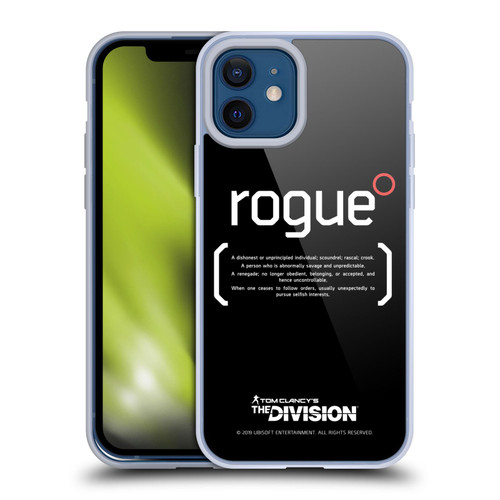 Tom Clancy's The Division Dark Zone Rouge 1 Soft Gel Case for Apple iPhone 12 / iPhone 12 Pro