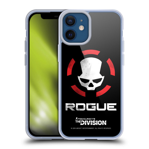 Tom Clancy's The Division Dark Zone Rouge Logo Soft Gel Case for Apple iPhone 12 Mini