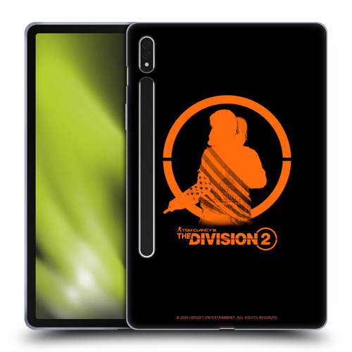 Tom Clancy's The Division 2 Characters Female Agent Soft Gel Case for Samsung Galaxy Tab S8