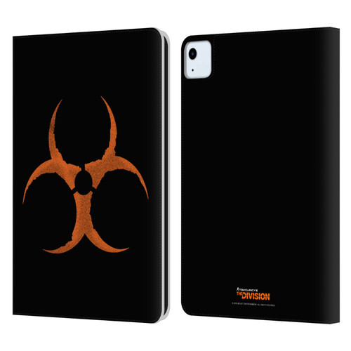Tom Clancy's The Division Dark Zone Virus Leather Book Wallet Case Cover For Apple iPad Air 2020 / 2022