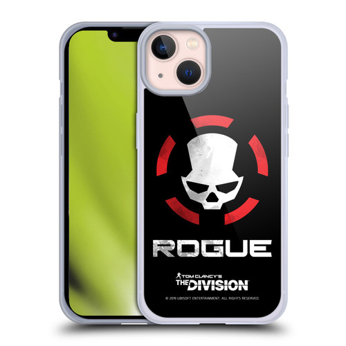 Tom Clancy's The Division Dark Zone Rouge Logo Soft Gel Case for Apple iPhone 13