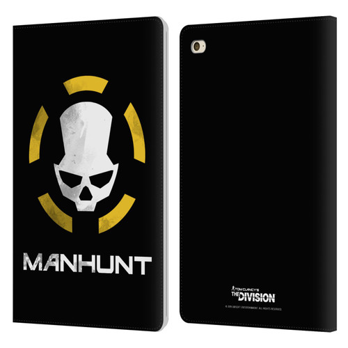 Tom Clancy's The Division Dark Zone Manhunt Logo Leather Book Wallet Case Cover For Apple iPad mini 4