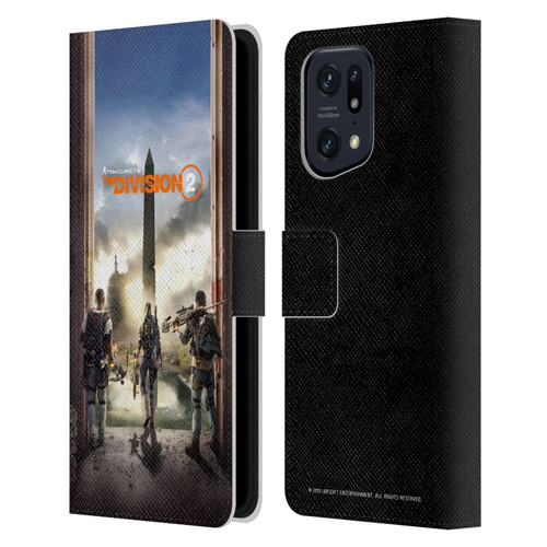 Tom Clancy's The Division 2 Characters Key Art Leather Book Wallet Case Cover For OPPO Find X5 Pro