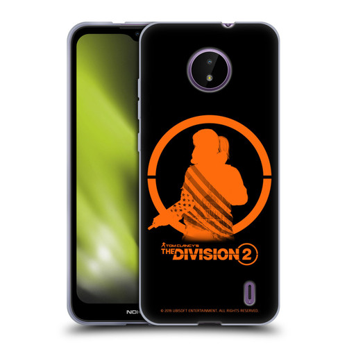 Tom Clancy's The Division 2 Characters Female Agent Soft Gel Case for Nokia C10 / C20