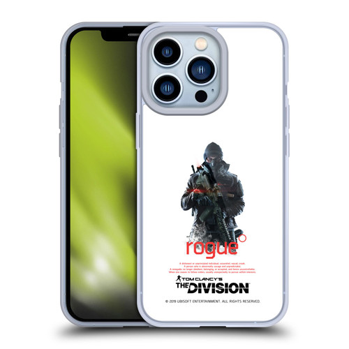 Tom Clancy's The Division Dark Zone Rouge 2 Soft Gel Case for Apple iPhone 13 Pro