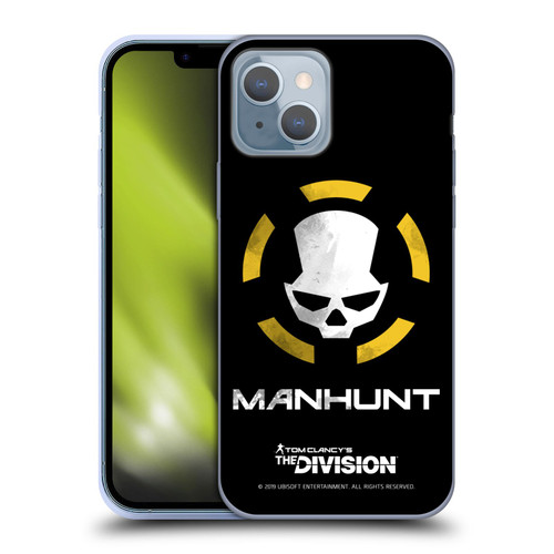 Tom Clancy's The Division Dark Zone Manhunt Logo Soft Gel Case for Apple iPhone 14