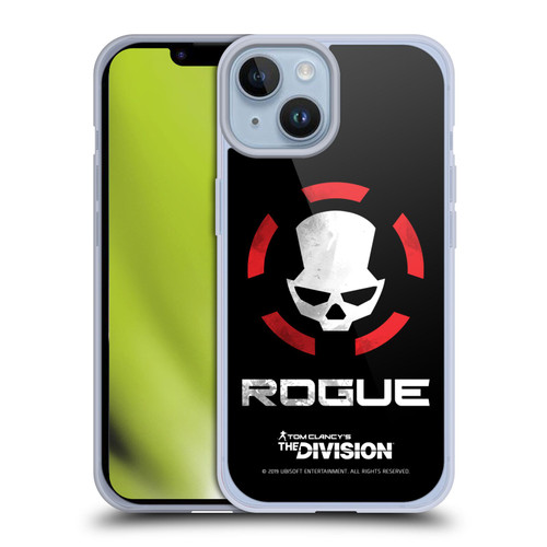 Tom Clancy's The Division Dark Zone Rouge Logo Soft Gel Case for Apple iPhone 14