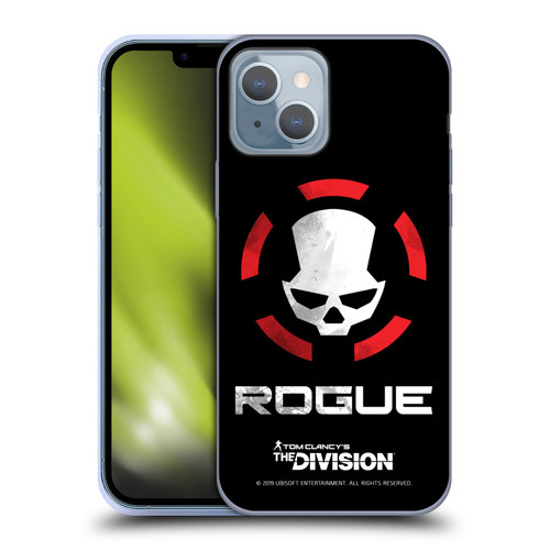 Tom Clancy's The Division Dark Zone Rouge Logo Soft Gel Case for Apple iPhone 14