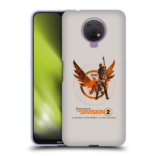 Tom Clancy's The Division 2 Characters Female Agent 2 Soft Gel Case for Nokia G10