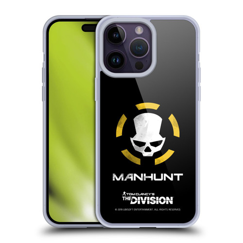 Tom Clancy's The Division Dark Zone Manhunt Logo Soft Gel Case for Apple iPhone 14 Pro Max