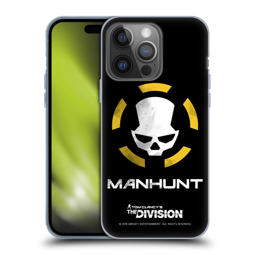 Tom Clancy's The Division Dark Zone Manhunt Logo Soft Gel Case for Apple iPhone 14 Pro