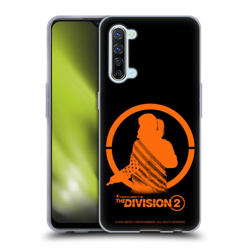 Tom Clancy's The Division 2 Characters Female Agent Soft Gel Case for OPPO Find X2 Lite 5G