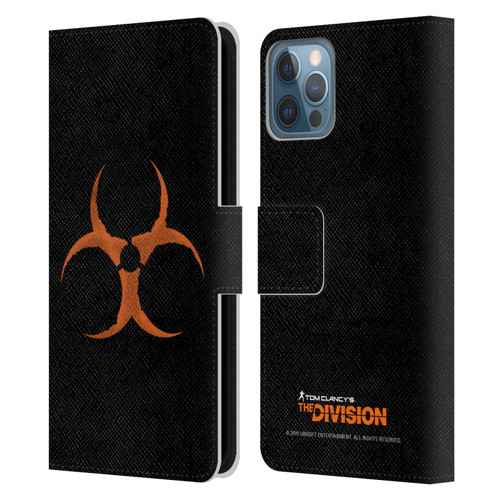 Tom Clancy's The Division Dark Zone Virus Leather Book Wallet Case Cover For Apple iPhone 12 / iPhone 12 Pro