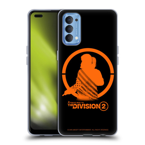 Tom Clancy's The Division 2 Characters Female Agent Soft Gel Case for OPPO Reno 4 5G