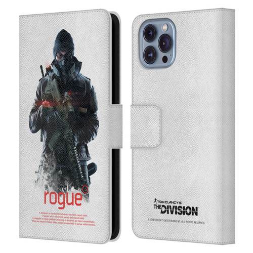 Tom Clancy's The Division Dark Zone Rouge 2 Leather Book Wallet Case Cover For Apple iPhone 14