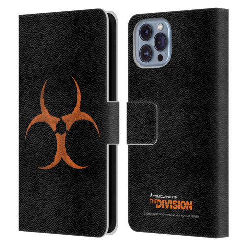 Tom Clancy's The Division Dark Zone Virus Leather Book Wallet Case Cover For Apple iPhone 14