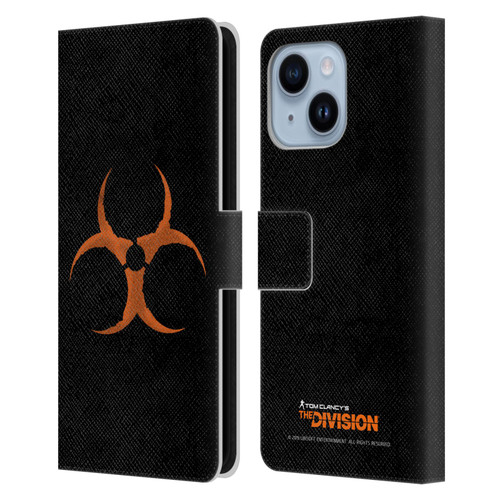 Tom Clancy's The Division Dark Zone Virus Leather Book Wallet Case Cover For Apple iPhone 14 Plus