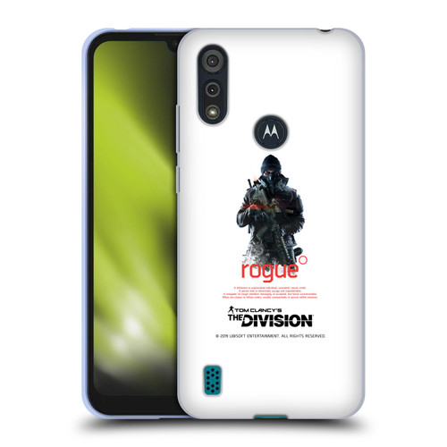 Tom Clancy's The Division Dark Zone Rouge 2 Soft Gel Case for Motorola Moto E6s (2020)