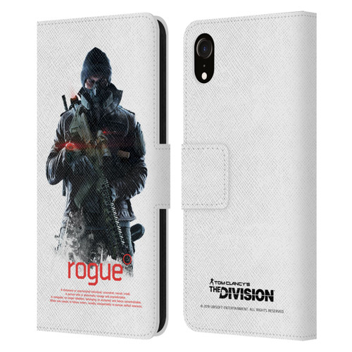Tom Clancy's The Division Dark Zone Rouge 2 Leather Book Wallet Case Cover For Apple iPhone XR