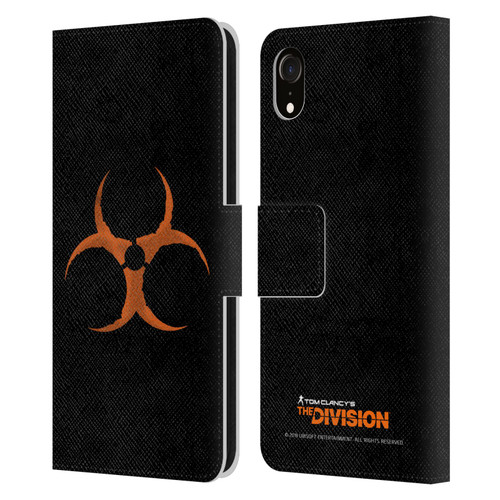 Tom Clancy's The Division Dark Zone Virus Leather Book Wallet Case Cover For Apple iPhone XR