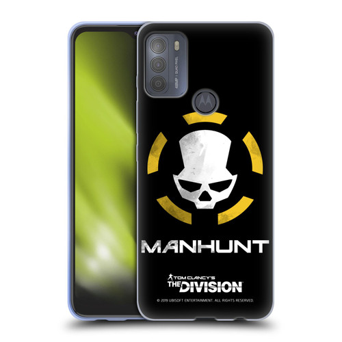 Tom Clancy's The Division Dark Zone Manhunt Logo Soft Gel Case for Motorola Moto G50