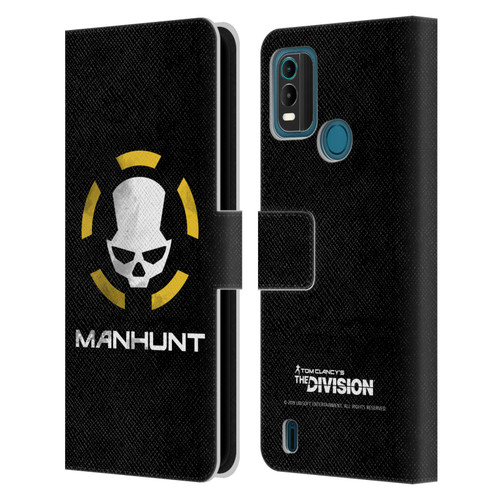 Tom Clancy's The Division Dark Zone Manhunt Logo Leather Book Wallet Case Cover For Nokia G11 Plus