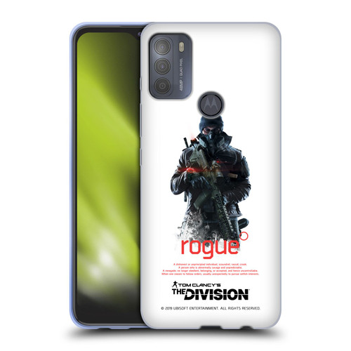 Tom Clancy's The Division Dark Zone Rouge 2 Soft Gel Case for Motorola Moto G50