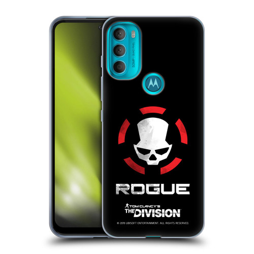 Tom Clancy's The Division Dark Zone Rouge Logo Soft Gel Case for Motorola Moto G71 5G