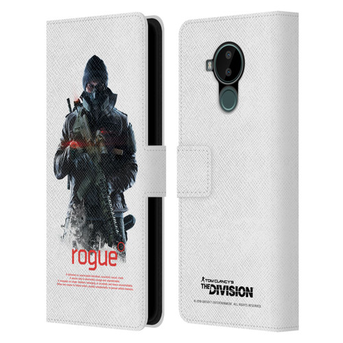 Tom Clancy's The Division Dark Zone Rouge 2 Leather Book Wallet Case Cover For Nokia C30