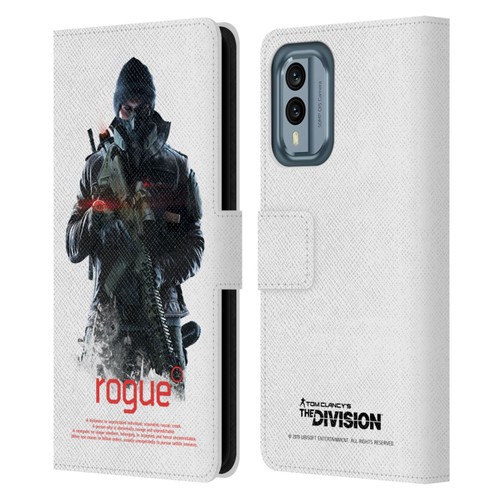 Tom Clancy's The Division Dark Zone Rouge 2 Leather Book Wallet Case Cover For Nokia X30