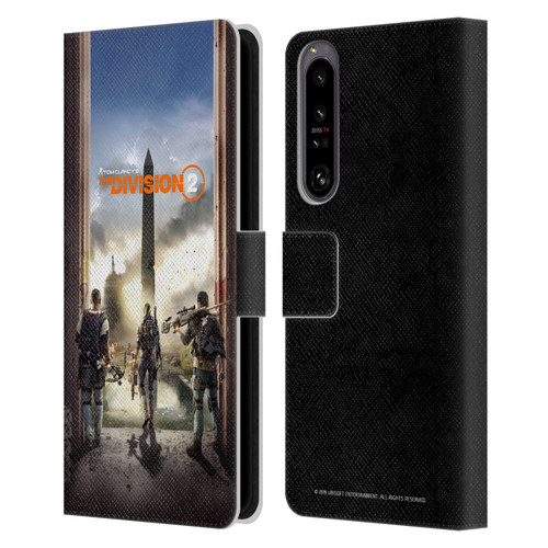 Tom Clancy's The Division 2 Characters Key Art Leather Book Wallet Case Cover For Sony Xperia 1 IV