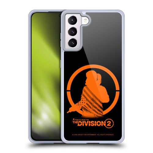 Tom Clancy's The Division 2 Characters Female Agent Soft Gel Case for Samsung Galaxy S21+ 5G