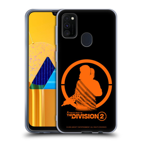 Tom Clancy's The Division 2 Characters Female Agent Soft Gel Case for Samsung Galaxy M30s (2019)/M21 (2020)