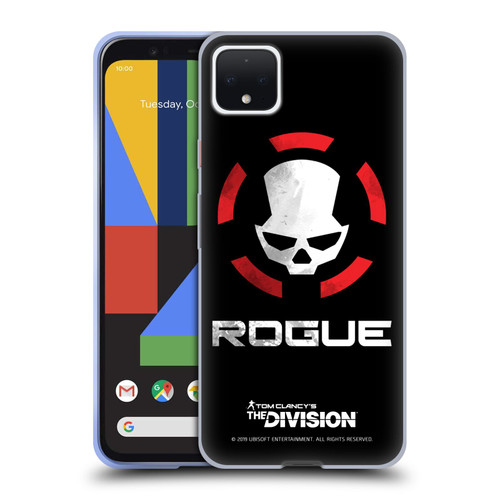 Tom Clancy's The Division Dark Zone Rouge Logo Soft Gel Case for Google Pixel 4 XL