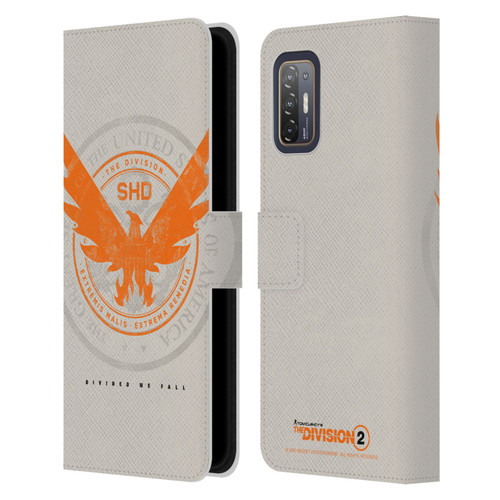 Tom Clancy's The Division 2 Key Art Phoenix US Seal Leather Book Wallet Case Cover For HTC Desire 21 Pro 5G
