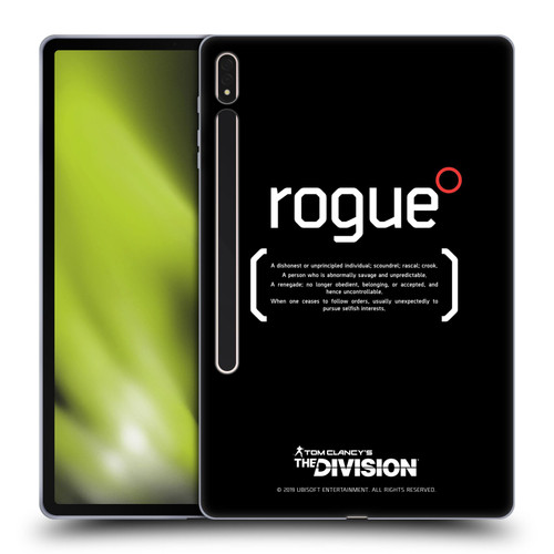Tom Clancy's The Division Dark Zone Rouge 1 Soft Gel Case for Samsung Galaxy Tab S8 Plus