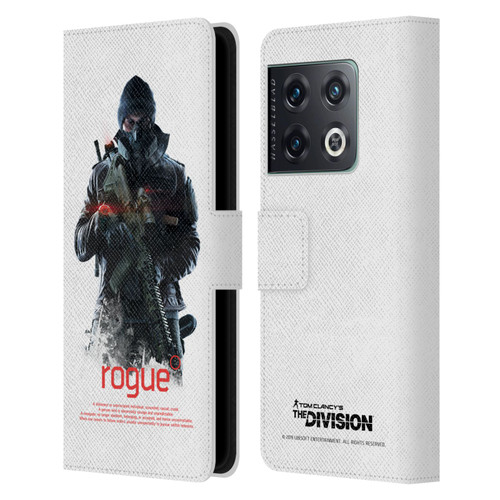Tom Clancy's The Division Dark Zone Rouge 2 Leather Book Wallet Case Cover For OnePlus 10 Pro