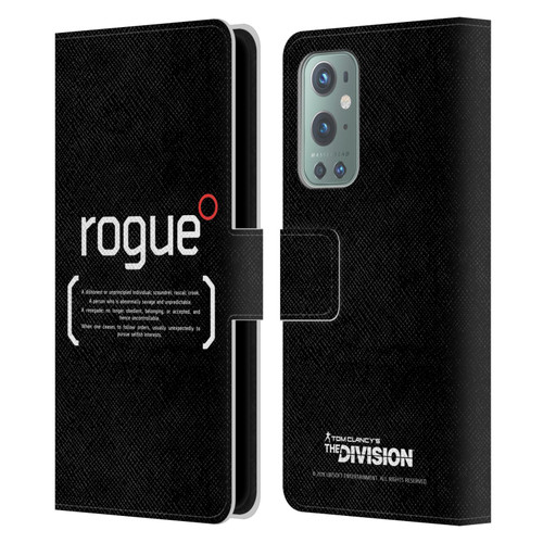 Tom Clancy's The Division Dark Zone Rouge 1 Leather Book Wallet Case Cover For OnePlus 9