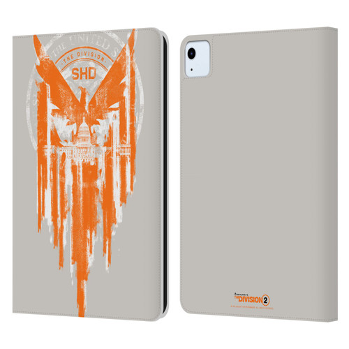 Tom Clancy's The Division 2 Key Art Phoenix Capitol Building Leather Book Wallet Case Cover For Apple iPad Air 2020 / 2022