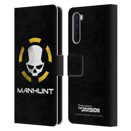Tom Clancy's The Division Dark Zone Manhunt Logo Leather Book Wallet Case Cover For OnePlus Nord 5G