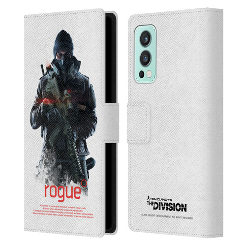 Tom Clancy's The Division Dark Zone Rouge 2 Leather Book Wallet Case Cover For OnePlus Nord 2 5G