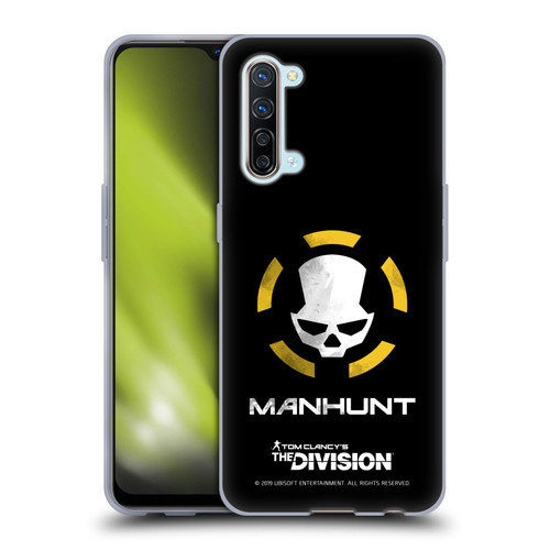 Tom Clancy's The Division Dark Zone Manhunt Logo Soft Gel Case for OPPO Find X2 Lite 5G