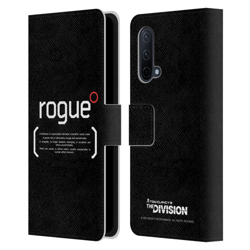 Tom Clancy's The Division Dark Zone Rouge 1 Leather Book Wallet Case Cover For OnePlus Nord CE 5G