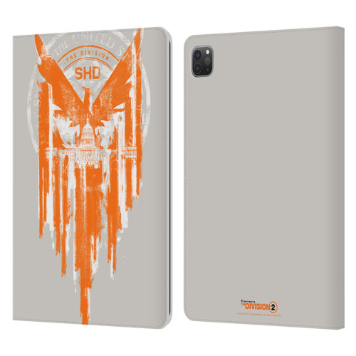 Tom Clancy's The Division 2 Key Art Phoenix Capitol Building Leather Book Wallet Case Cover For Apple iPad Pro 11 2020 / 2021 / 2022