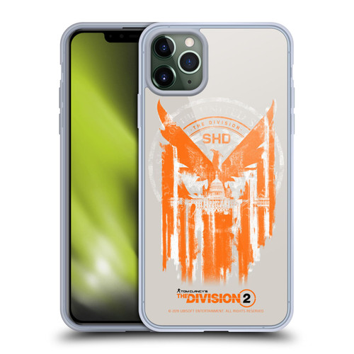 Tom Clancy's The Division 2 Key Art Phoenix Capitol Building Soft Gel Case for Apple iPhone 11 Pro Max