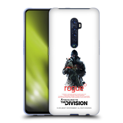 Tom Clancy's The Division Dark Zone Rouge 2 Soft Gel Case for OPPO Reno 2