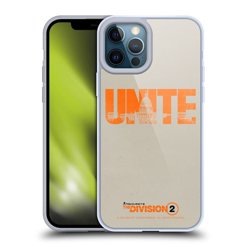 Tom Clancy's The Division 2 Key Art Unite Soft Gel Case for Apple iPhone 12 Pro Max