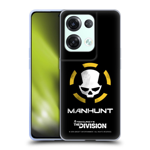 Tom Clancy's The Division Dark Zone Manhunt Logo Soft Gel Case for OPPO Reno8 Pro