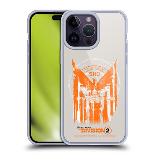 Tom Clancy's The Division 2 Key Art Phoenix Capitol Building Soft Gel Case for Apple iPhone 14 Pro Max