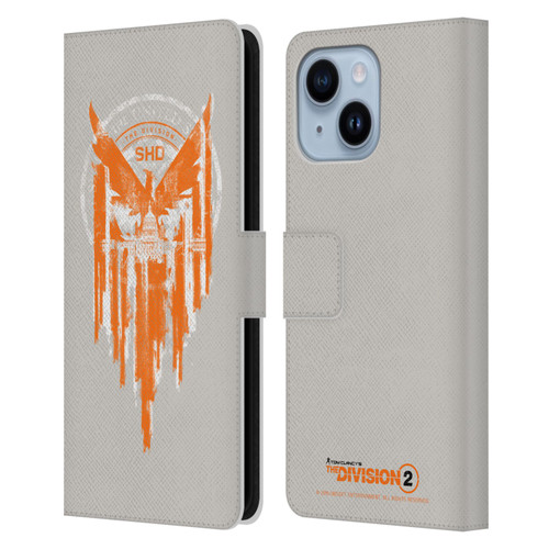 Tom Clancy's The Division 2 Key Art Phoenix Capitol Building Leather Book Wallet Case Cover For Apple iPhone 14 Plus